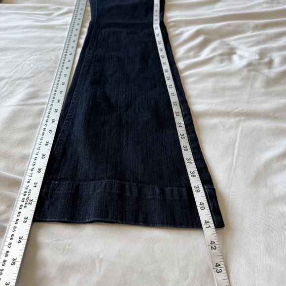 G:21 Women's Fit & Flare Dark Wash Blue Jeans Size 13 Flare Leg Low Rise Y2K - Picture 11 of 14